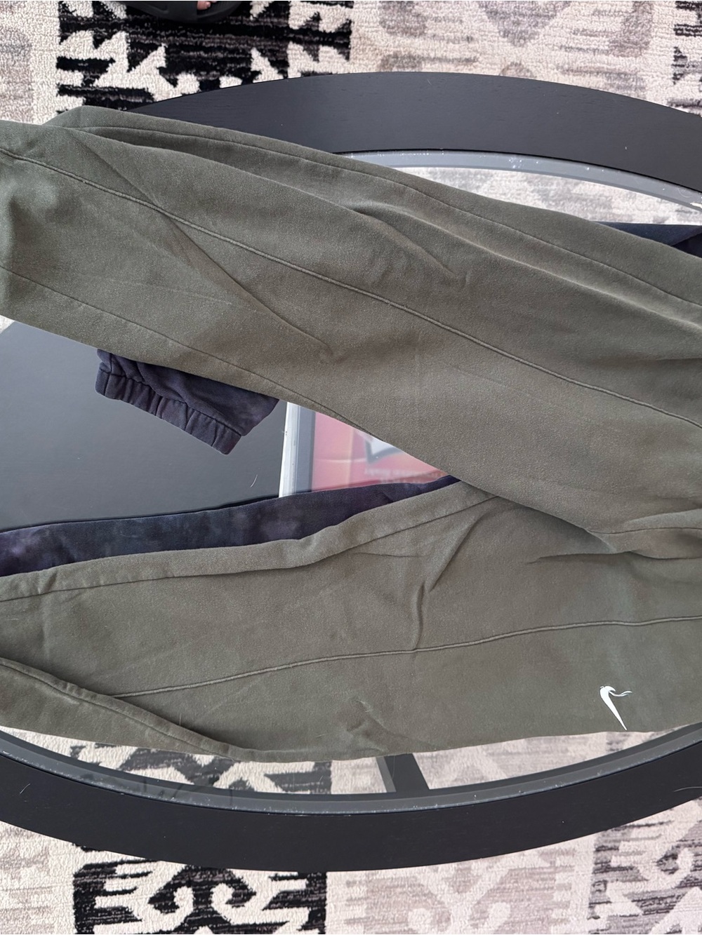 Nike Olive Green women  Jogger Sweatpants with Subtle Swoosh